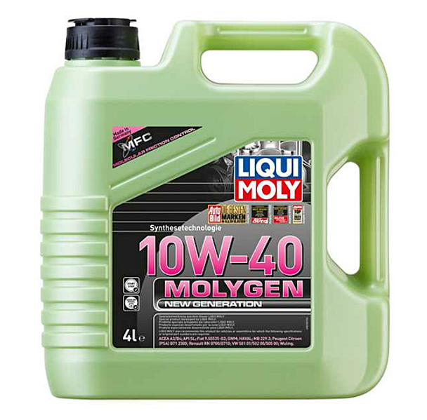 OIL LIQUI MOLY MOLYGEN 10W-40 4L SYNTHETIC NEW GENERATION 8538