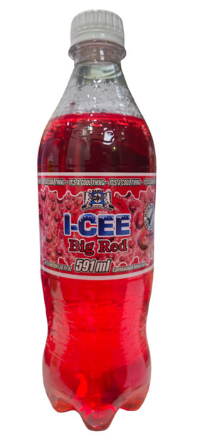 BANKS DIH I-CEE BIG RED SODA DRINK 20 fl oz 591ML