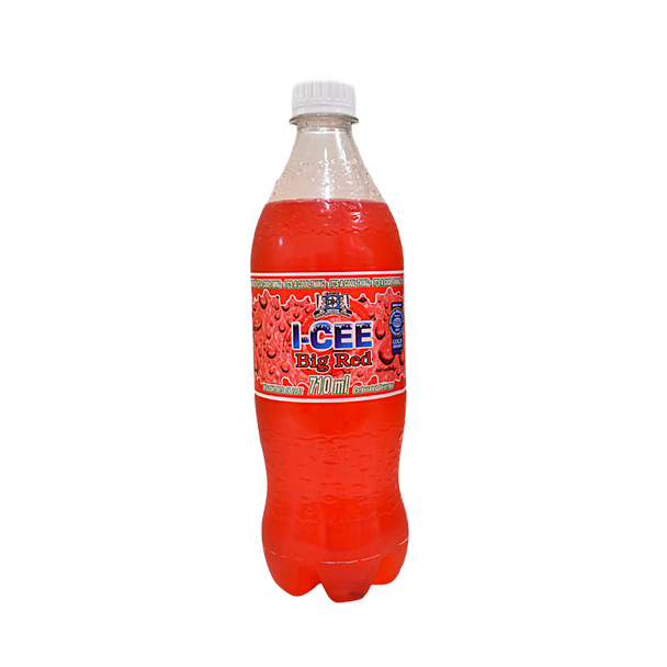 BANKS DIH I-CEE BIG RED SODA DRINK 24 FL oz 710ML