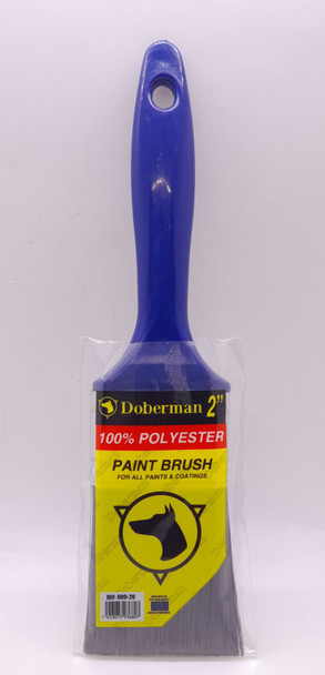 PAINT BRUSH 2" DOBERMAN BLUE PLASTIC HANDLE 609-20