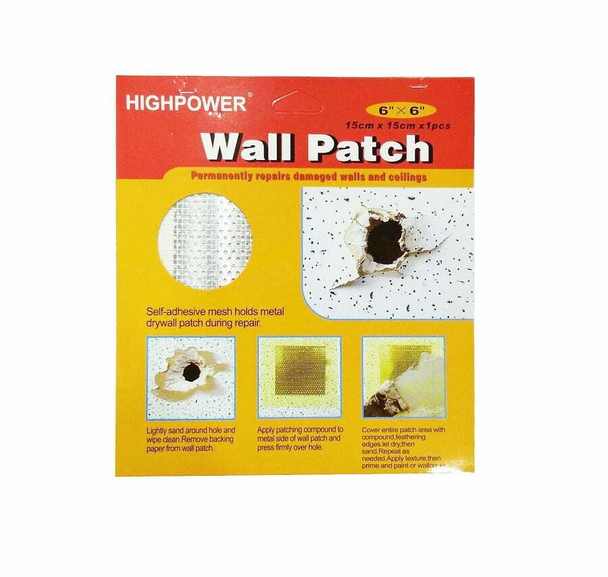 GYPSUM WALL PATCH HIGHPOWER HP1257 6"X6"