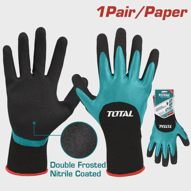 GLOVES NITRILE TOTAL TSPNF01-XL