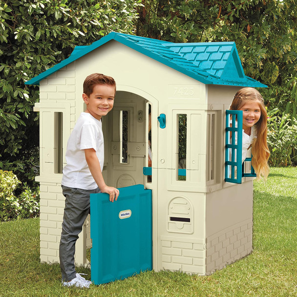 Playhouse little tikes Blue Beige Cape Cottage 4FT XCL654053M-1