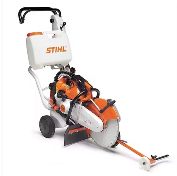 STIHL 14" SAW CUT OFF TS-420 COMPLETE CUTQUIK CART 4.9" DEP, 4.4HP GAS