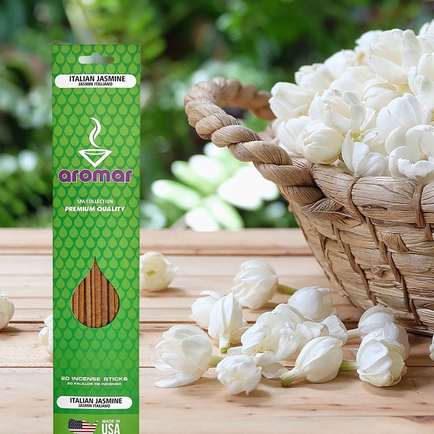 AROMAR INCENSE STICKS 20 ITALIAN JASMINE 2114