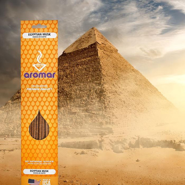 AROMAR INCENSE STICKS 20 EGYPTIAN MUSK 2109