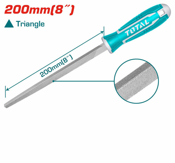 FILE  TRIANGLE 8" WITH HANDLE TOTAL THT91486