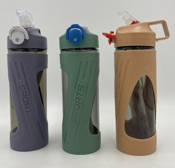 WATER BOTTLE Y32/SB-21 PLASTIC 800ML 7.5 X 24.8CM LARGE