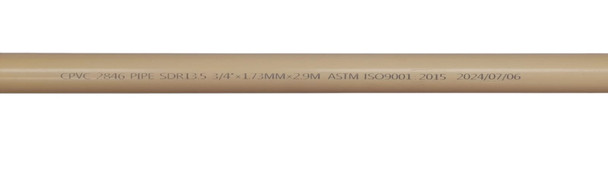 CPVC PIPES 3/4" 9.5/10FT LENGHT (HOT WATER)