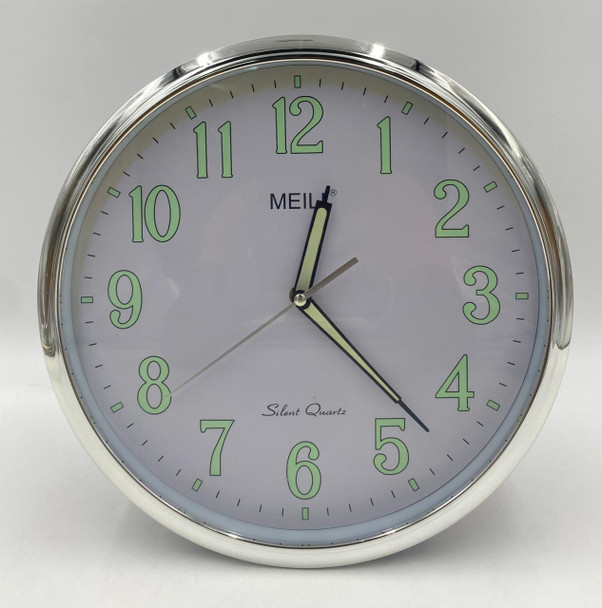 CLOCK WALL 336 MEILI SILVER