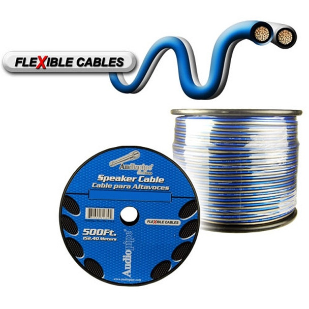 SPEAKER WIRE 12G CABLE 12-500 BLS AUDIO PIPE FLEXABLE SOLD PER YARD