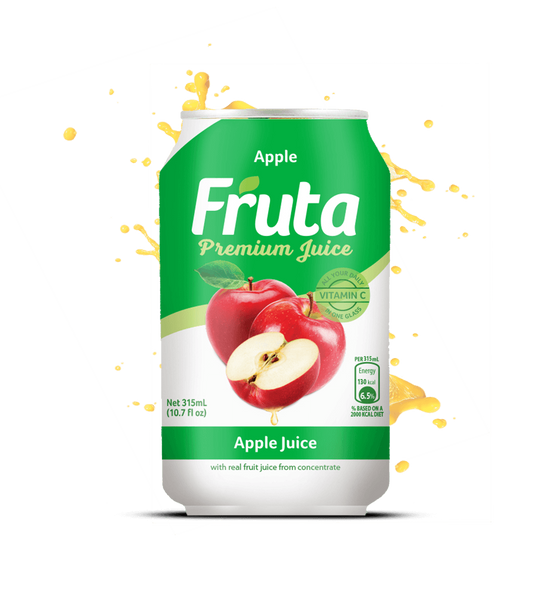 FRUTA PREMIUM JUICE APPLE CAN 10.7fl oz 315ml
