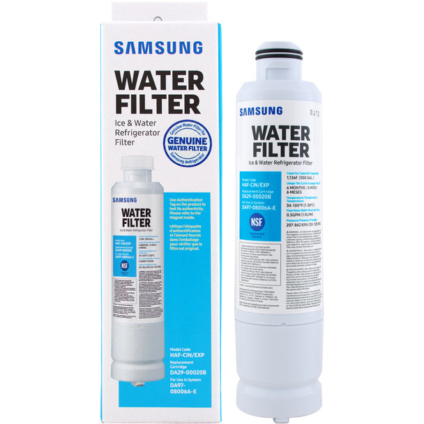 REFRIGERATOR FILTER SAMSUNG DA29-00020B NSF WATER HAF-CIN/EXP DA97-08006A