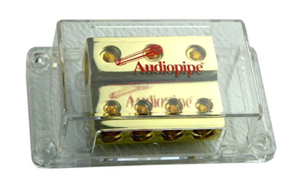 POWER DISTRIBUTION BLOCK CAR PB-3044 3-0 OR 1 IN TO 4-4 OR 8 OUT AUDIO PIPE