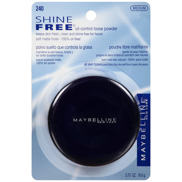 Makeup Powder Maybelline New York Shine Free Oil-Control Loose Powder Medium 0.7oz