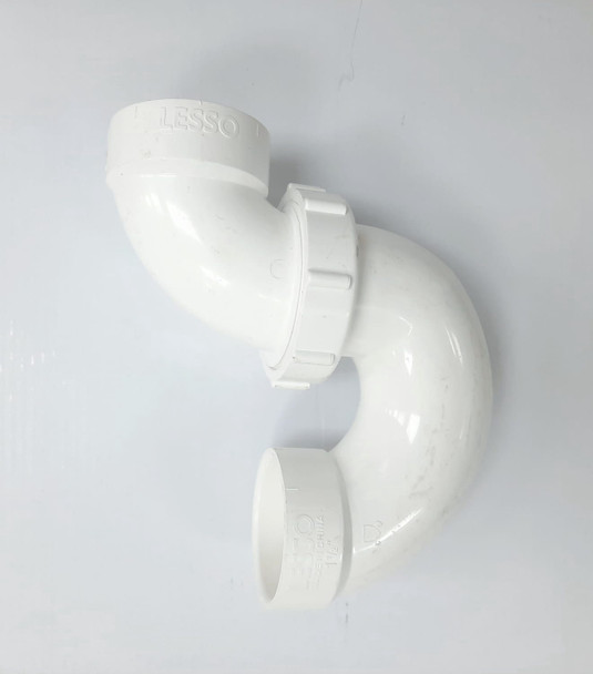 PVC P TRAP 1 1/2" WITH UNION