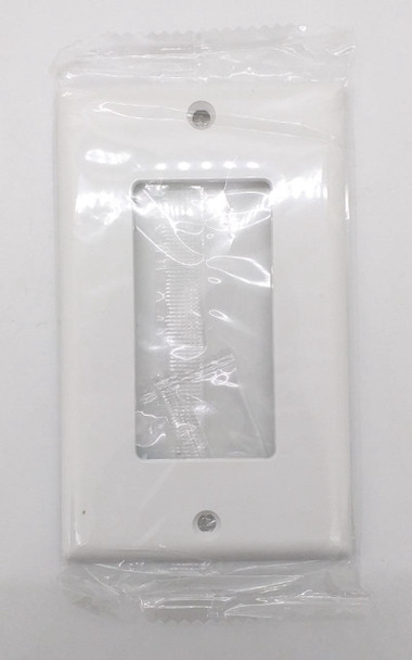 COVER DECORA SINGLE 1 GANG WHITE EATON 2151W