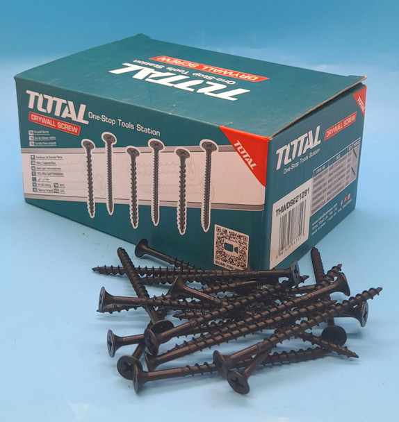 SCREW DRYWALL TOTAL 6 X 2 1/2" BLACK 200PCS BOX THWDS621291