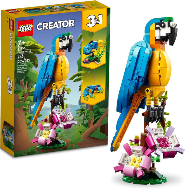 Toy LEGO Creator 3 in 1 Exotic Parrot 31126