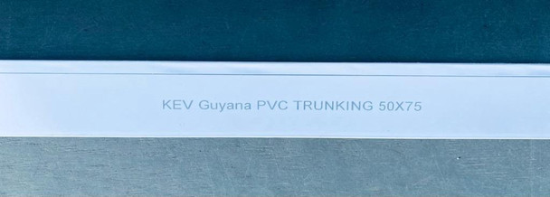 TRUNKING KEV 50MM X 75MM PVC 9.5FT