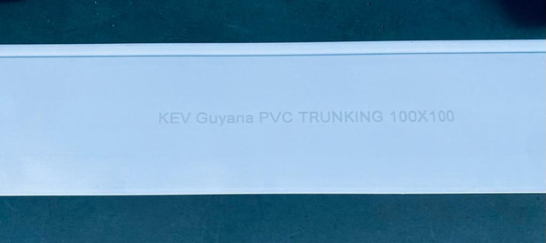 TRUNKING KEV 100MM X 100MM PVC 9.5FT