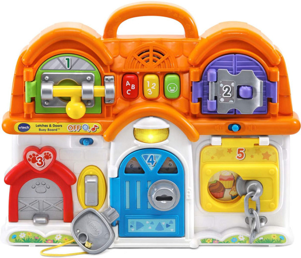 Toy VTech Latches and Doors Busy Board