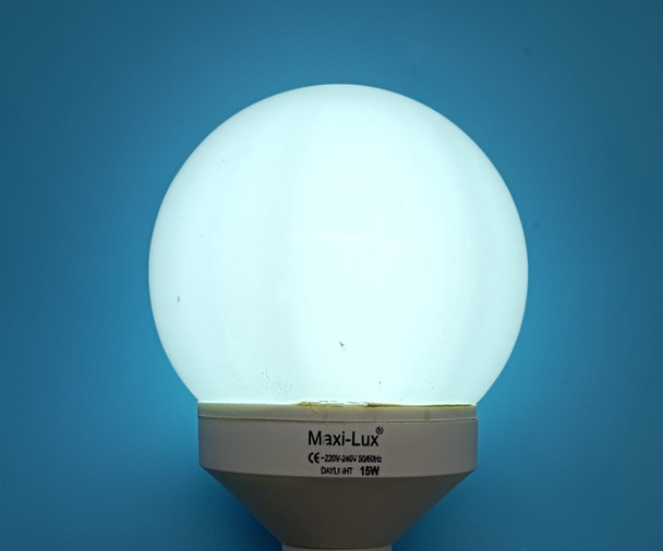 BULB ENERGY MAXI-LUX 15W 220V ROUND