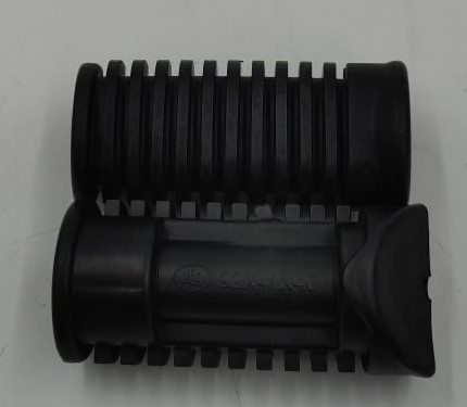 M/CYCLE FOOT REST RUBBER CG BLACK PAIR 4140-BF0-CG01 CG76-04 TIT-FAN150 FAN12509-18 SMARTFOX