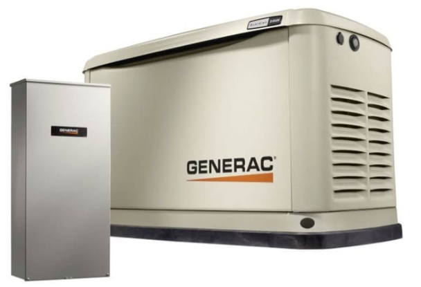 GENERATOR Generac Guardian 14KW Standby Generator with 200A Whole Home Automatic Transfer Switch  Model #7225 Fuel Type Liquid Propane / Natural Gas