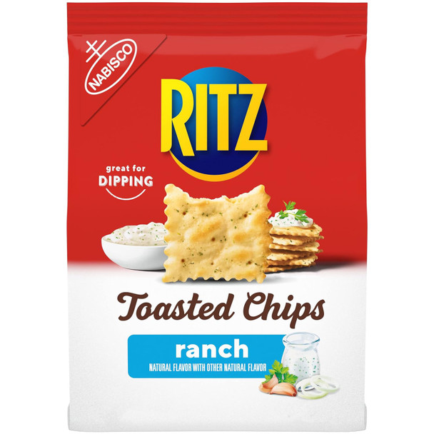 NABISCO RITZ RANCH TOASTED CHIPS 8.1oz 229G