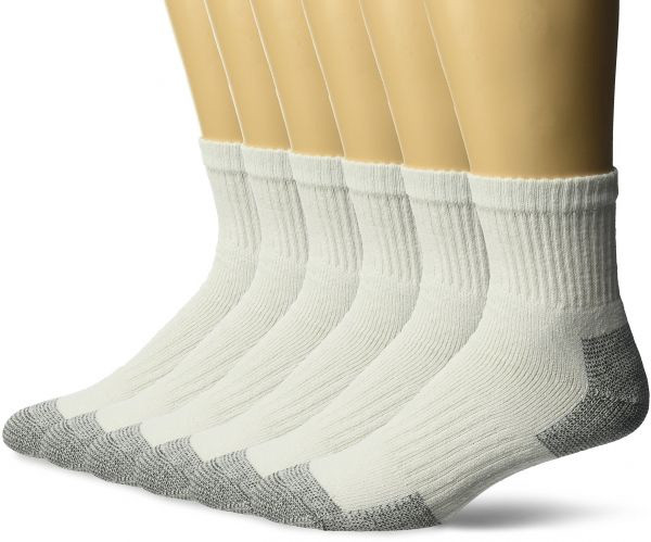 Clothing Fruit of the Loom Men's 6 Pair Full Cushion Work Gear Short Boot Crew Socks