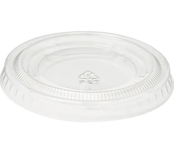 FOOD TASTING / SAMPLE CUPS LID ONLY 3.25oz 100PCS PACK CLEAR