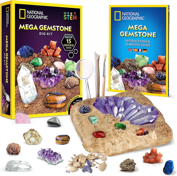 Toy National Geographic Mega Gemstone Dig Kit