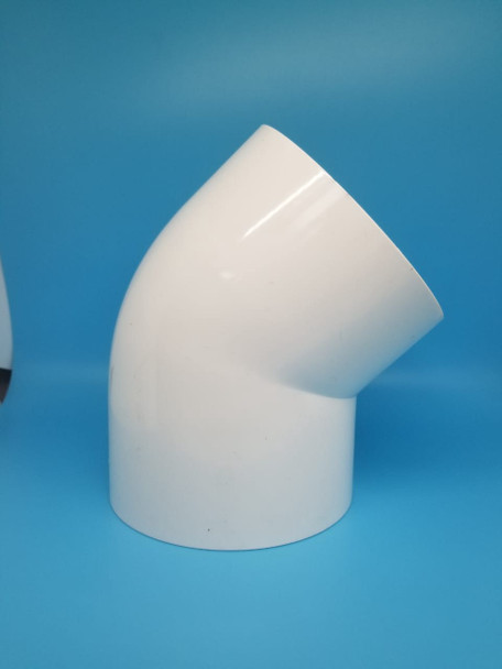 PVC KNEE 4" HEAVY 45 DEG SCH40