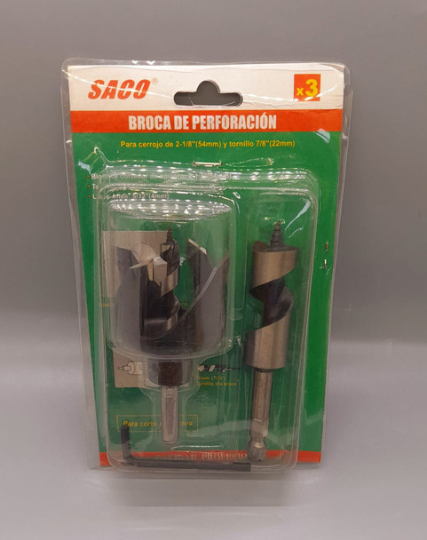 HOLE SAW SET 3PCS SACO FR-1363