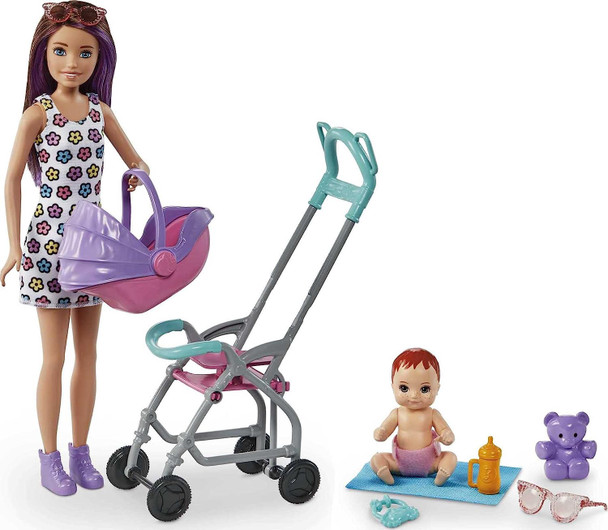 Toy Barbie Skipper Babysitters Inc Playset with Doll
