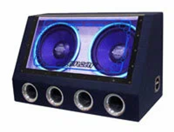 SPEAKER BOX LANZAR 12" NEON VBP212 B/PASS