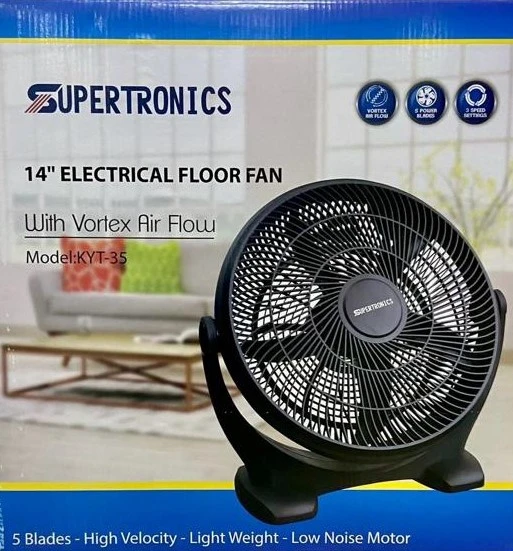 FAN 14" FLOOR SUPERTRONICS KYT-35