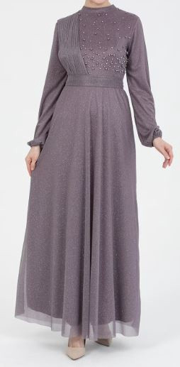 Dress Evening Occasion Mauve / Burgandy / Black / Blue