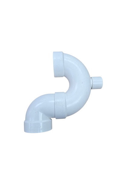 PVC P.TRAP 2" U TYPE W/CLEANOUT