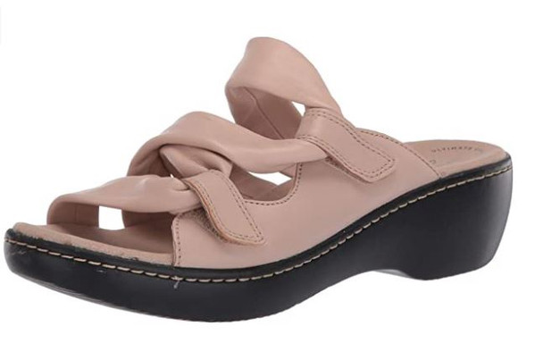 Footwear Clarks Women's Delana Jazz Sandal Blush Leather