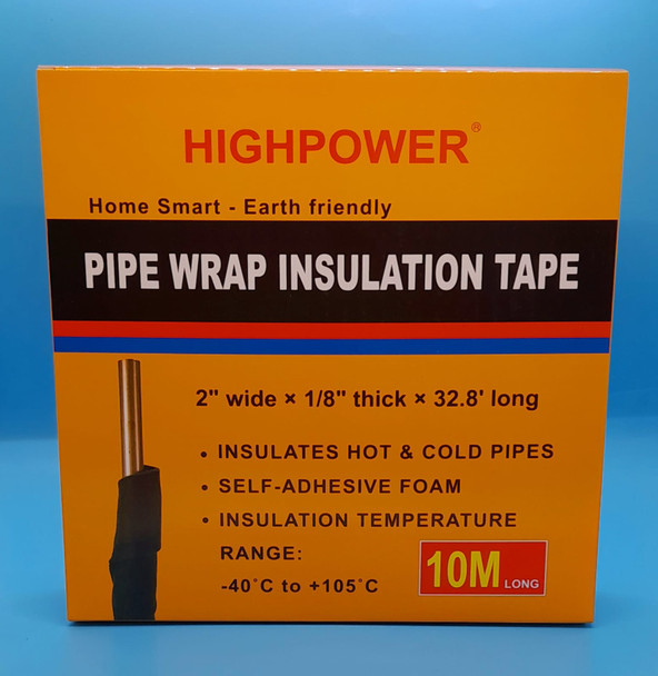 FOAM TAPE PIPE WRAP INSULATION HIGHPOWER HP1147 10M