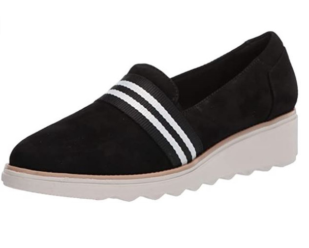 Footwear Clarks Women's Sharon Bay Loafer Black Suede