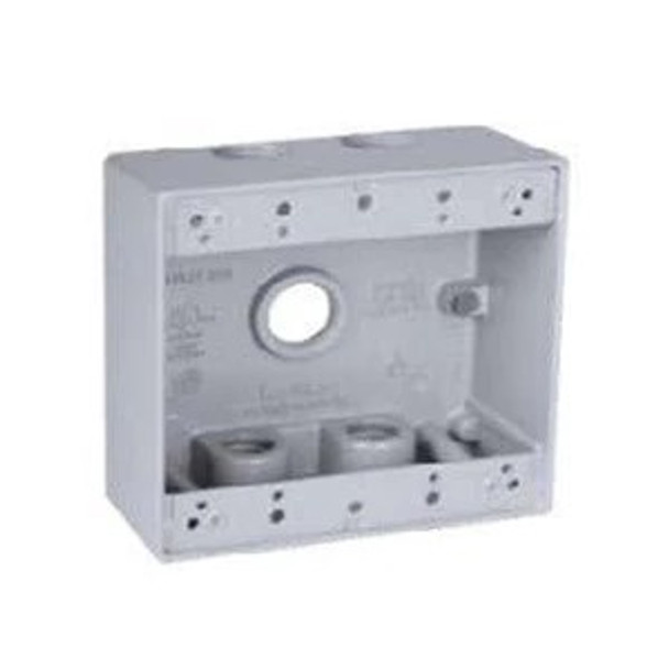 WEATHERPROOF BOX AMMO 2 GANG 4" X 4" ARDBT50-5