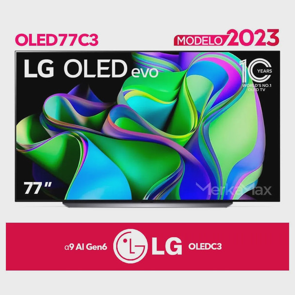 TELEVISION LG 77" OLED77C3PSA OLED EVO C3 4K SMART TV 2023