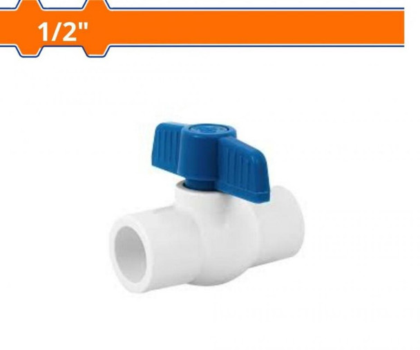 BALL VALVE 1/2" PVC WADFOW HEAVY WVV1822