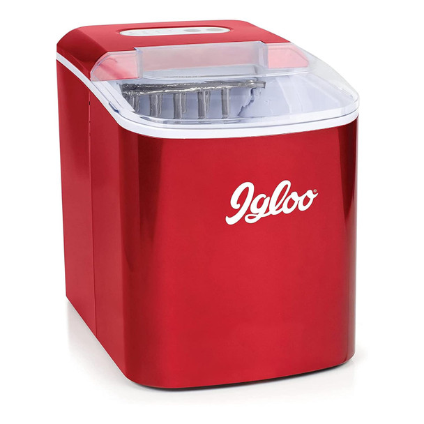 Ice Maker Igloo 26-lb Automatic Electric Red