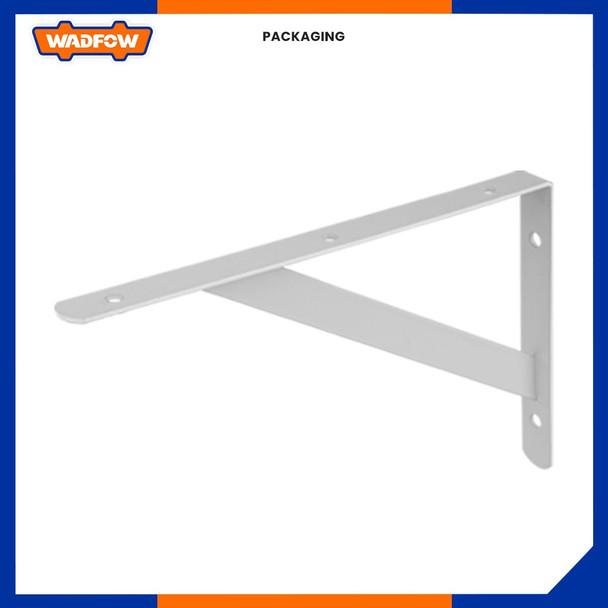 SHELF BRACKET WADFOW WHITE WZJ3325 6X10 3MM HEAVY SOLD EACH
