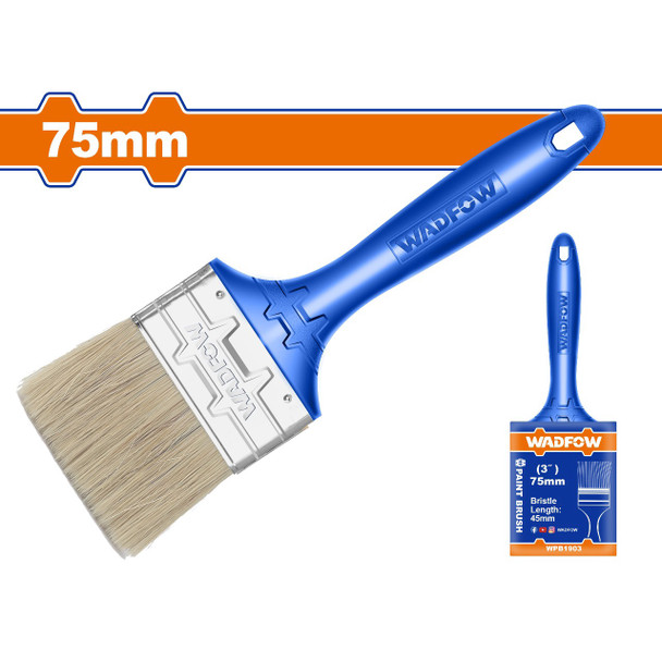 PAINT BRUSH 3" WADFOW WPB1903 75MM PLASTIC HANDLE