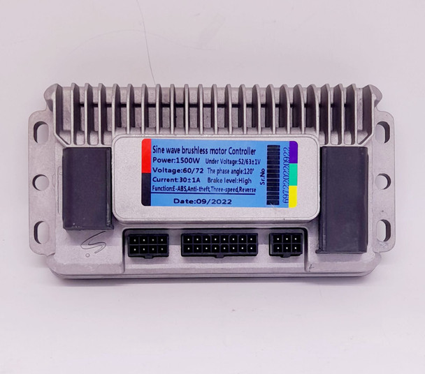 E/BIKE BRUSHLESS CONTROLLER 1500W 60/72V (COMPUTER BOX)